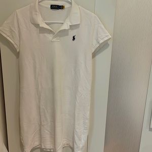 White Polo Dress, Ralph Lauren, size: M